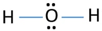 h2o lewis structure